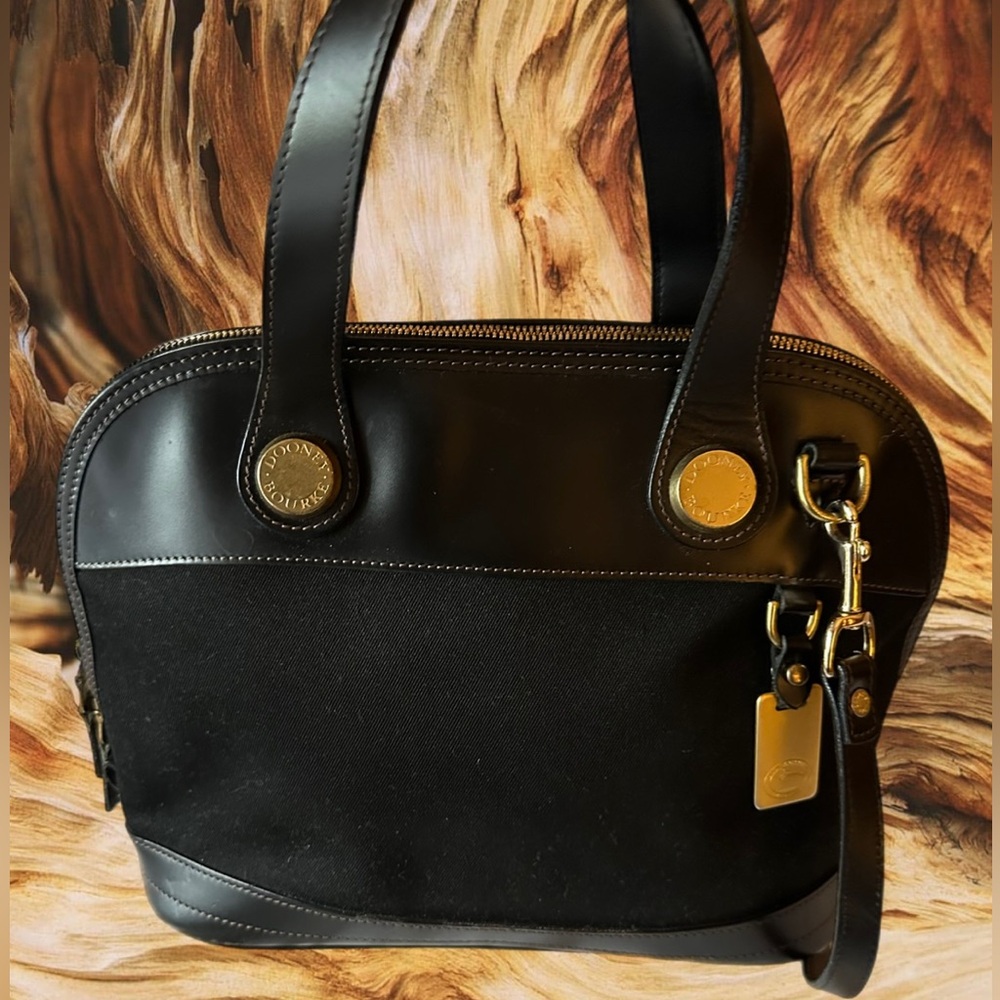 Vintage Dooney & Bourke Black Satchel